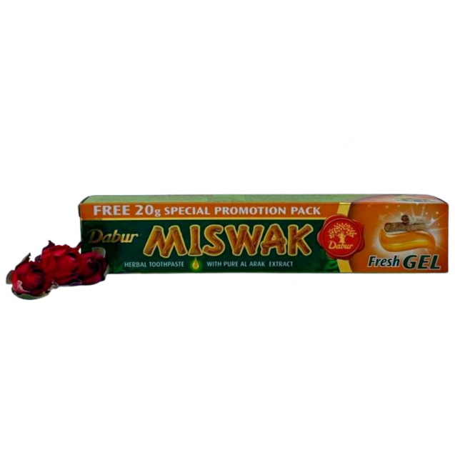 Травяная зубная паста Miswak Dabur