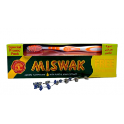 Травяная зубная паста и щетка Miswak Dabur